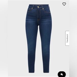 7 For Mankind The High Waist Skinny Jean Size 27